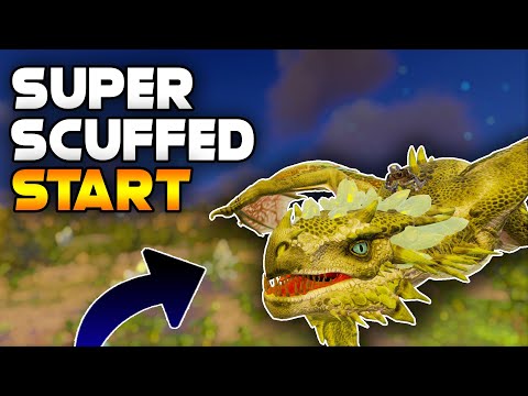The most SCUFFED START I think I've ever had... | ARK MTS Crossplay