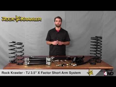 Rock Krawler TJ 3.5 Inch X Factor Short Arm System