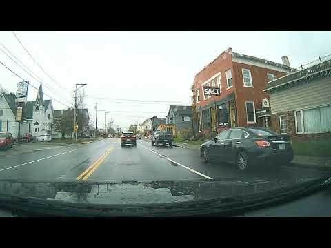 Autumn drive through Gorham and Jackson, New Hampshire via Route 2 East and Route 16 South