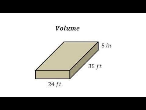 Determine Volume in Cubic Feet and Convert to Cubic Yards (Topsoil App)