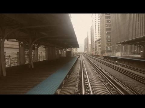 El Train Full Ride Chicago to Midway Airport | CTA Orange Line | 8mm | Jessica Risker Deadbeat