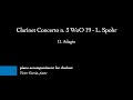 Clarinet Concerto n. 3 WoO 19 - II. Adagio - L. Spohr [PIANO ACCOMPANIMENT FOR CLARINET]