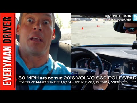 80 MPH inside 2016 Volvo S60 Polestar on Everyman Driver
