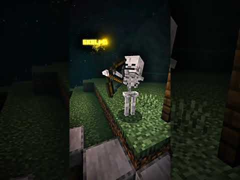 Skeletons Java vs Bedrock #minecraft #minecraftmemes #meme #skeleton #java #bedrock