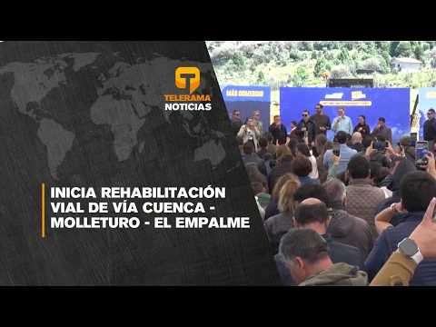 Inicia rehabilitación vial de vía Cuenca - Molleturo - El Empalme