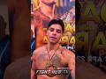 RYAN GARCIA FIRST WORDS AFTER GETTING STOPPED BY GERVONTA DAVIS!