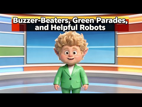 Buzzer-Beaters, Green Parades, and Helpful Robots