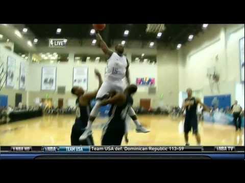 Reggie Jackson Throws Down A Thrilling Dunk [7/13]