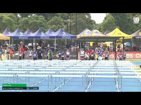 Boys U12 80m Hurdles Timed Final 3 : 2024-25 State Track and Field Championships