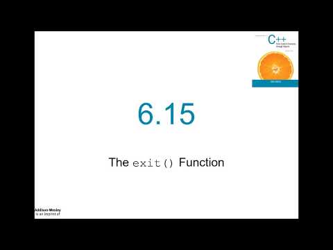 6 15 The Exit Function