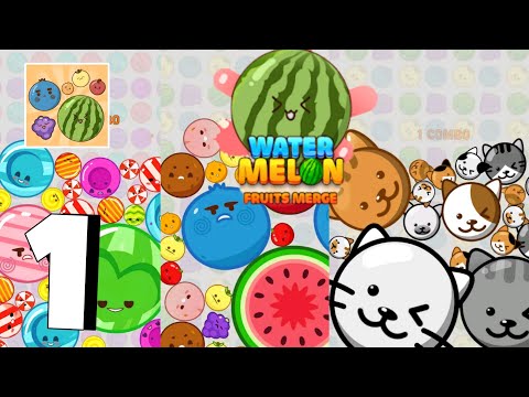 Watermelon Merge: Fruit Drop Gameplay Walkthrough 1 (Android/iOS) - YouTube