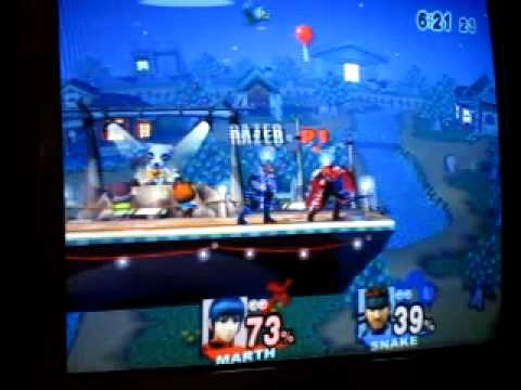 UltimateRazer (Snake) vs Roy_R (Marth) 1