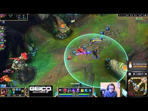 Bjergsen duo Meteos - Viktor vs Xerath Mid - League of Legends