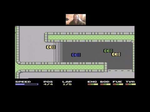Lukozer Retro Game Review - 528 - Super Cars - Commodore 64