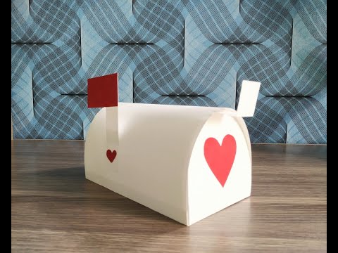 easy preschool craft at home - DIY paper mailbox