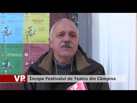 Începe Festivalul de Teatru din Câmpina