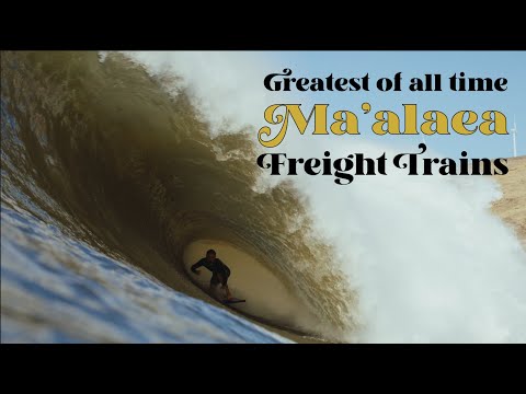 BEST SWELL OF ALL TIME: Ma'alaea Freight Trains - Maui 2022