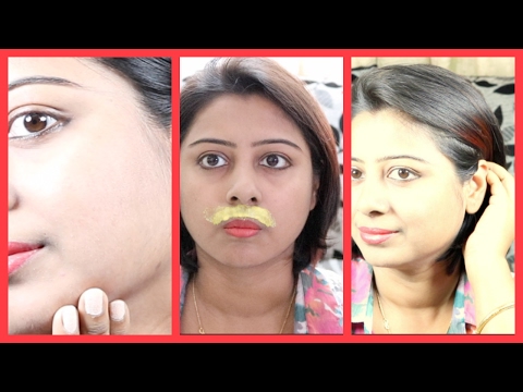 How to get rid of facial hair Naturally || How to remove facial hair Permanently at home Video