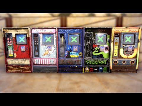 RAIDING only CRAZY VENDING MACHINE LOOT ROOMS!