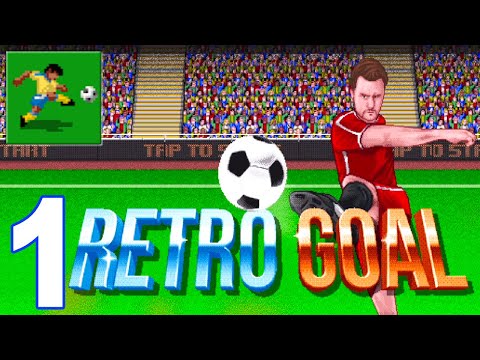 Retro Goal Gameplay Walkthrough #1 - Training! (iOS, Android)
