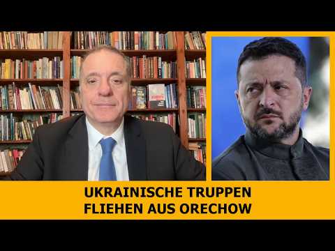 Russland erobert Orechow, Ukraine-Truppen fliehen; Putin: USA soll Kiew nicht mehr bewaffnen Video-Thumbnail von YouTube
