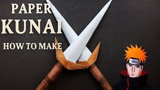 How to Make Epic Paper Kunai ✂️🔥 | Epic Paper Kunai Tutorial #Origami #DIY #PaperKunai