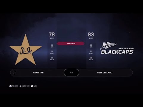WorldCup 2023 | Pak vs.NZ | Close Match | Cricket 24 | Gameplay | PS5 | Medium Difficulty
