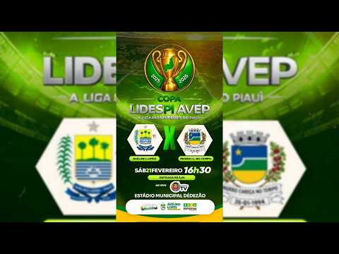 AO VIVO: AVELINO LOPES X MORRO CABEÇA NO TEMPO / COPA LIDESPI AVEP AS 16:30h DIA 21/02/26