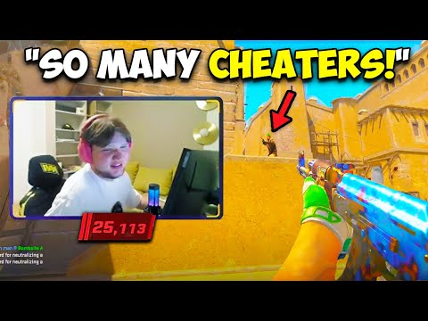 S1MPLE DESTROYS CHEATERS IN PREMIER MATCHMAKING! CS2 Twitch Clips