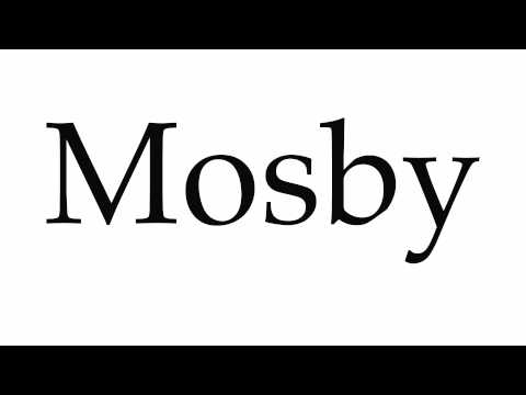 How to Pronounce Mosby