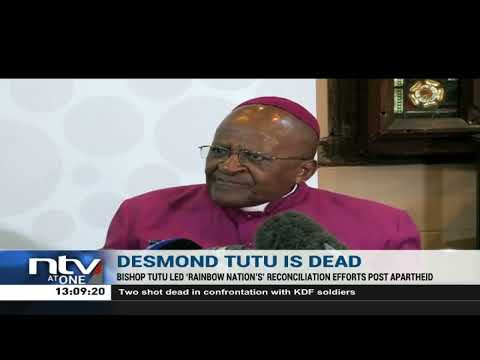 South African apartheid icon and Nobel Laureate Desmond Tutu dies at 90