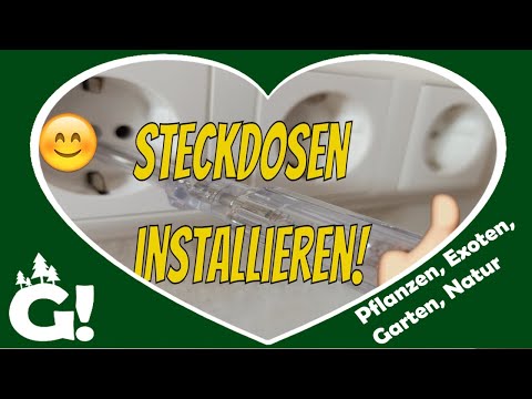 Steckdose installieren und funktioniert der Wechselschalter?  heimwerker // Gartenschlau.com