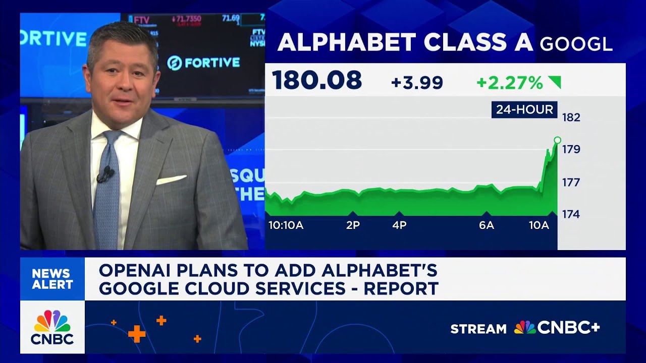 OpenAI to add Alphabet's Google Cloud services to meet compute capacity needs