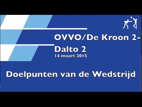 OVVO/De Kroon 2 - Dalto 2 - Doelpunten