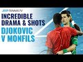 Insane Athleticism & Incredible Drama: Djokovic vs Monfils Epic | Dubai 2020 Highlights