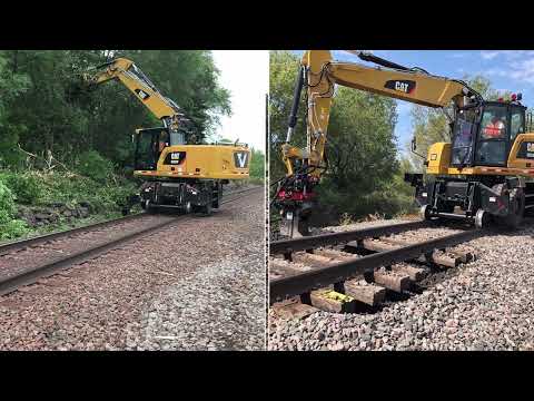 The Vancer CWX20 Hi-Rail Excavator