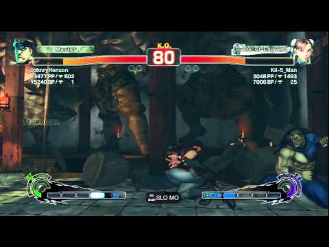 JohnryHenson (M.Bison) Vs Kil-5_Man (Chun Li) SSF4 AE Ranked Matches - PSN