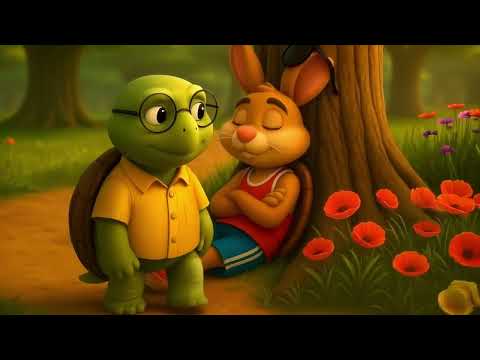 Der Hase und die Schildkröte 🐢🐇 | Kinder Animationsgeschichte | Fabel mit Moral