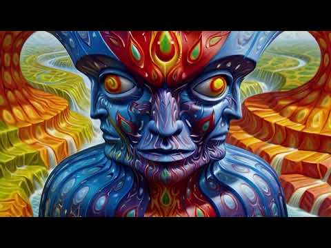 [4K UHD] Trippy AI Visuals Inspired by Alex Grey | Mind-Blowing Art for Psytrance Sessions