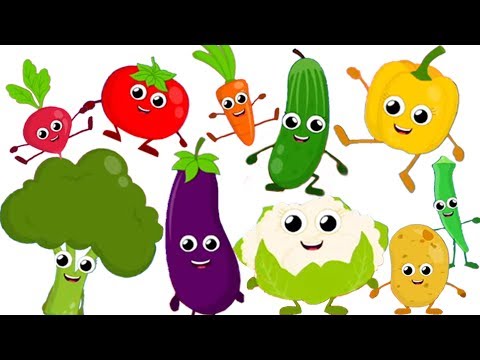 Ten Little Vegetables | Vegetables Song For Kids | Nursery Rhymes & Baby Song