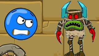 Blue Ball 11 Into the Pyramid Part.2 Like Red Ball Gameplay No Comentary