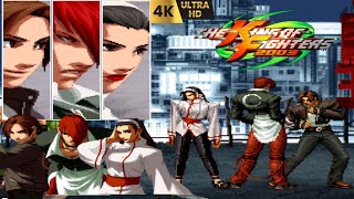 KOF 2003 - Three Sacred Treasures Team - Gameplay + Ending [4K 60 FPS]