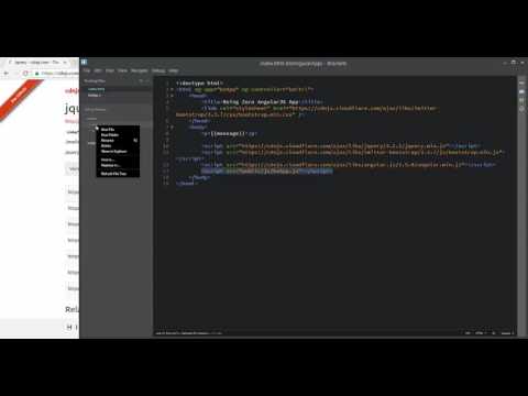 Angularjs 1 2 Creating Bootstrap Angular App Skeleton Code