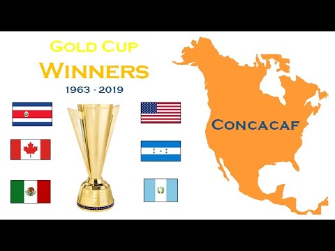 CONCACAF Gold Cup Winners1963 - 2019