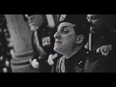 Speech from the balcony - scene from Mussolini: Son of the Century