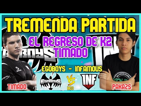 INFAMOUS GAMING VS EGOBOYS BO3 [GAME 1 Y GAME 2] ILUSION SPRINGS  - DOTA 2 PRO