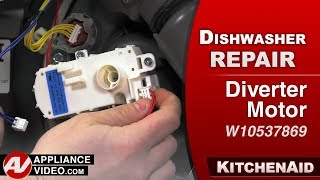 KitchenAid Dishwasher Leaking From the Center - Diverter Motor Repair and Diagnostic