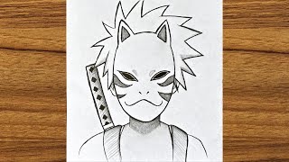 Download lagu How to Draw Kakashi Anbu || Easy drawing ideas for beginners || How to draw anime step by step mp3