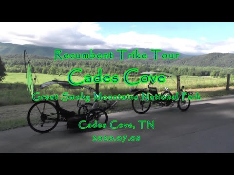 Recumbent Trike Tour, Cades Cove, TN 2020.07.08, BIG LEAF® Cycling Canopy
