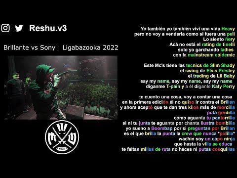 Ronda 1 Liga Bazooka  - Brillante - Rimas x Métrica x Skills